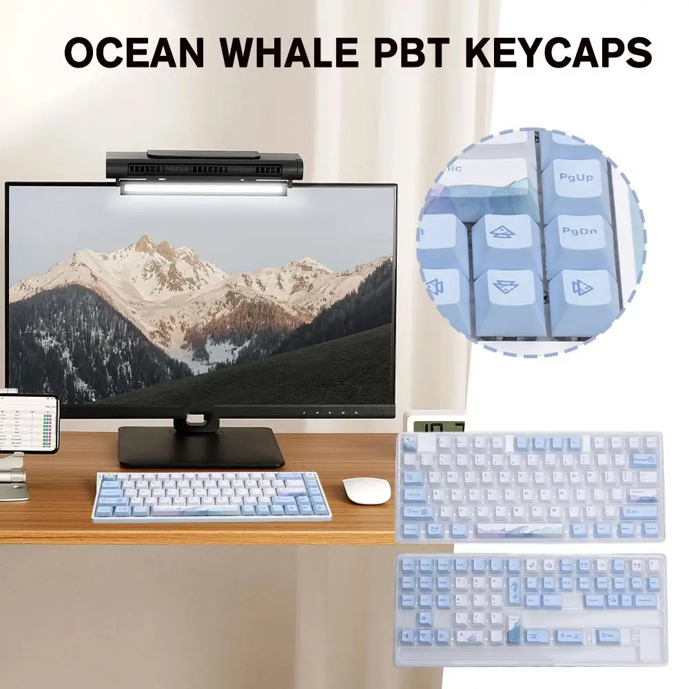 

Колпачки для клавиатуры Ocean КИТ PBT 129, высота XDA, материал PBT, сублимация, подходит для механической игровой клавиатуры, колпачок, аксессуары M8Y2