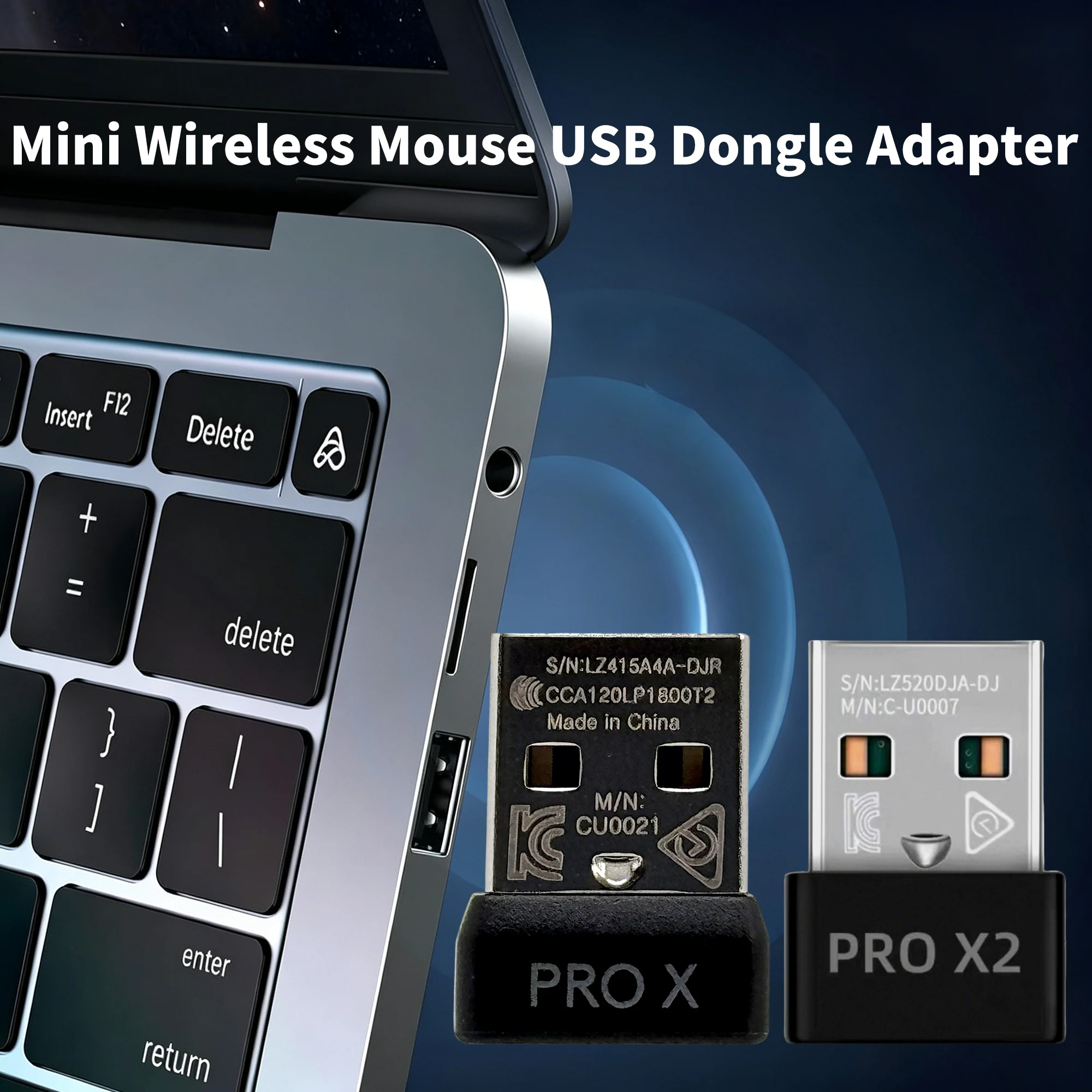 Фото Универсальный USB-приемник для замены беспроводного приемника Logitech G PRO X SUPERLIGHT 2 для ноутбуков, ПК, настольных компьютеров и ноутбуков №3
