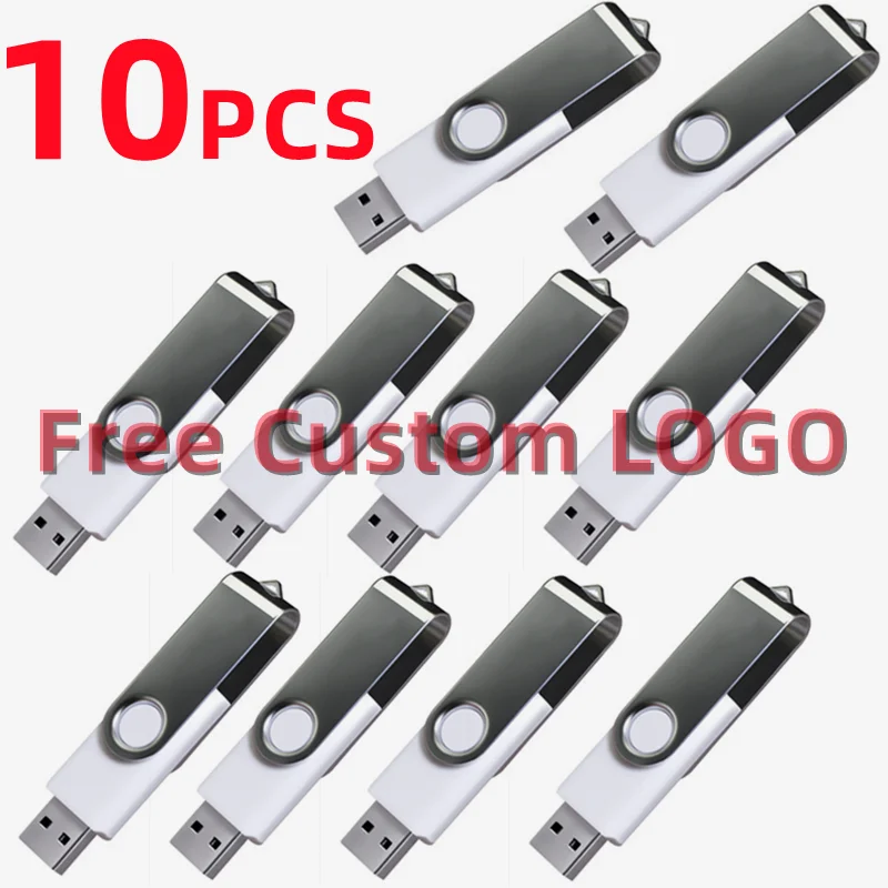 Карта памяти портативная металлическая вращающаяся 4/8/16/32/64/128 ГБ