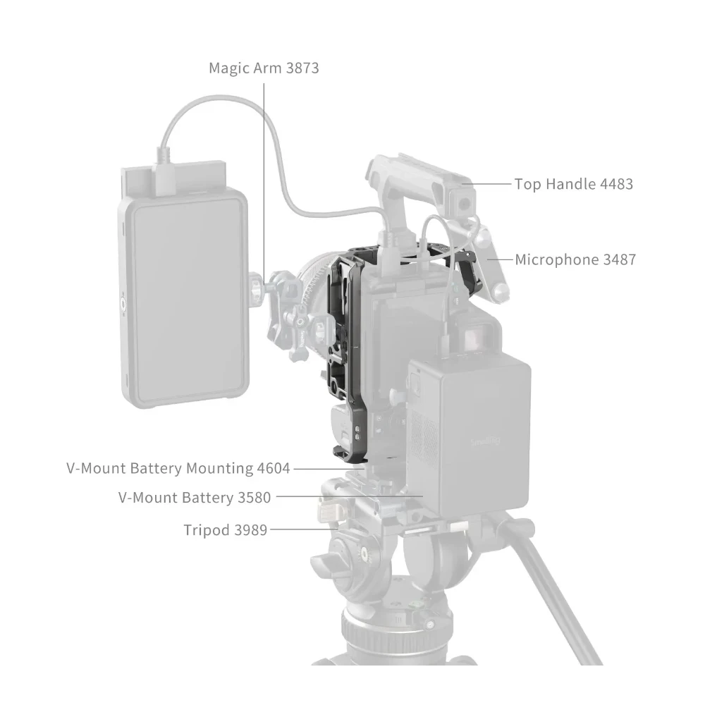 Быстросъемная клетка SmallRig HawkLock для Canon EOS R5 Mark II 4977/5029