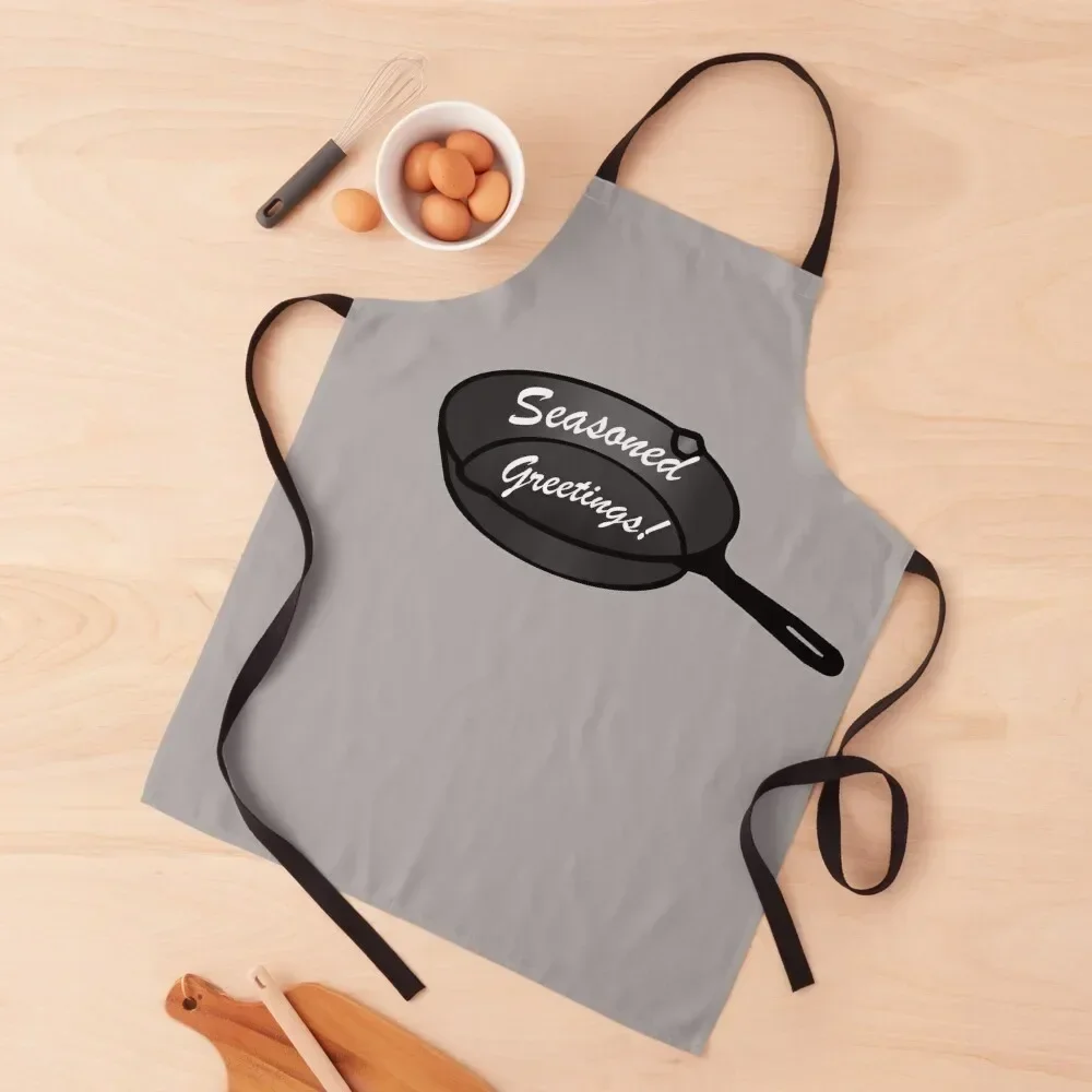 Приправы чугунная сковорода фартук кухонные аксессуары японская женщина халат