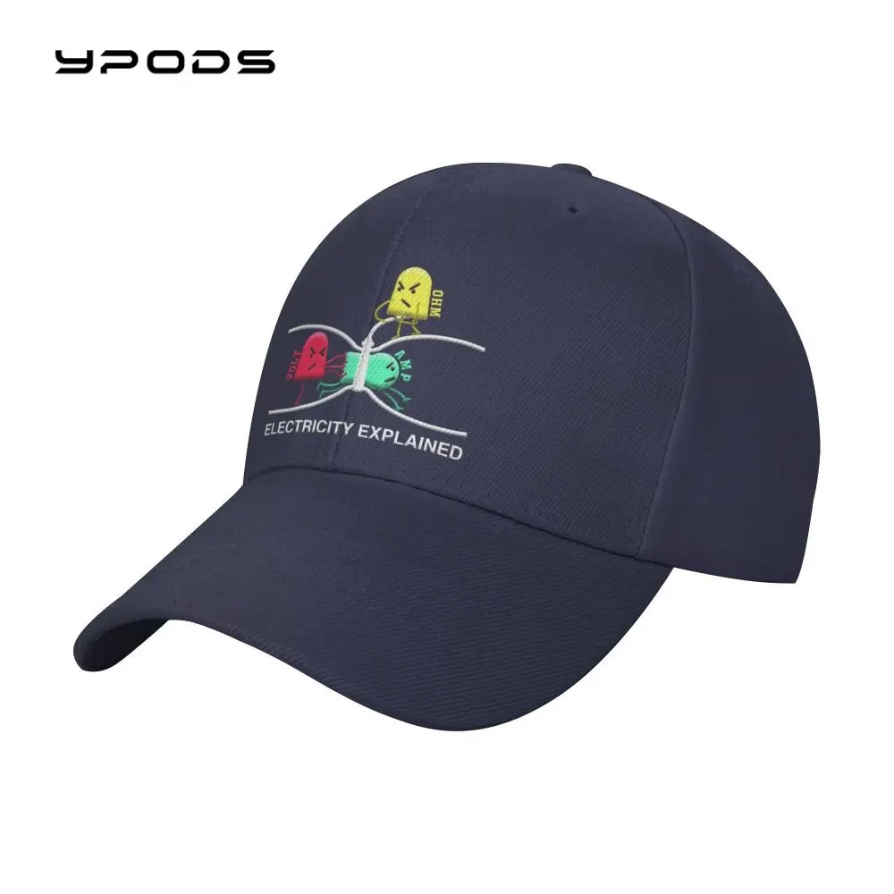 

2022 Funny Electrician Baseball Cap Adult Engineer Dad Hat Men Women Sun Protection Summer Summer Hats
