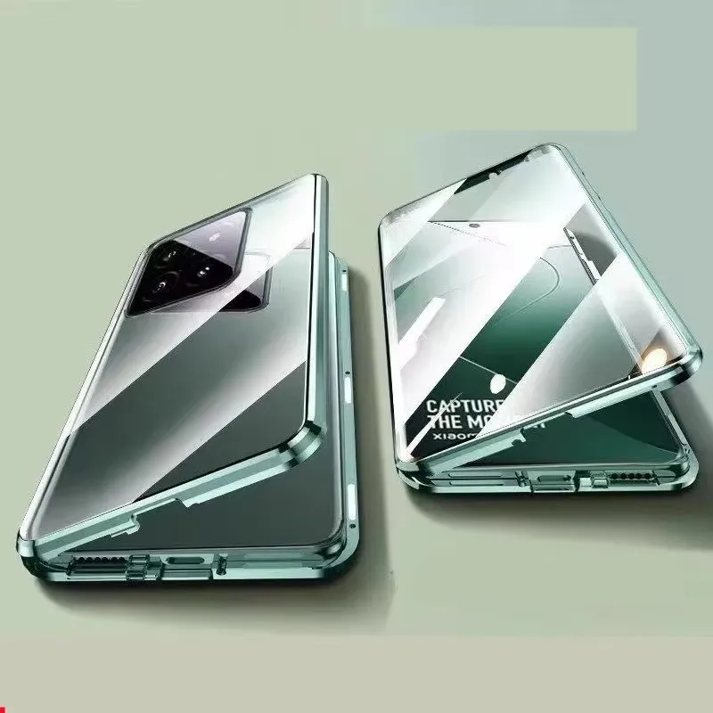 360 двухсторонняя Защитная крышка для магнитного стекла Xiaomi PocoX6 POCO X6 Pro