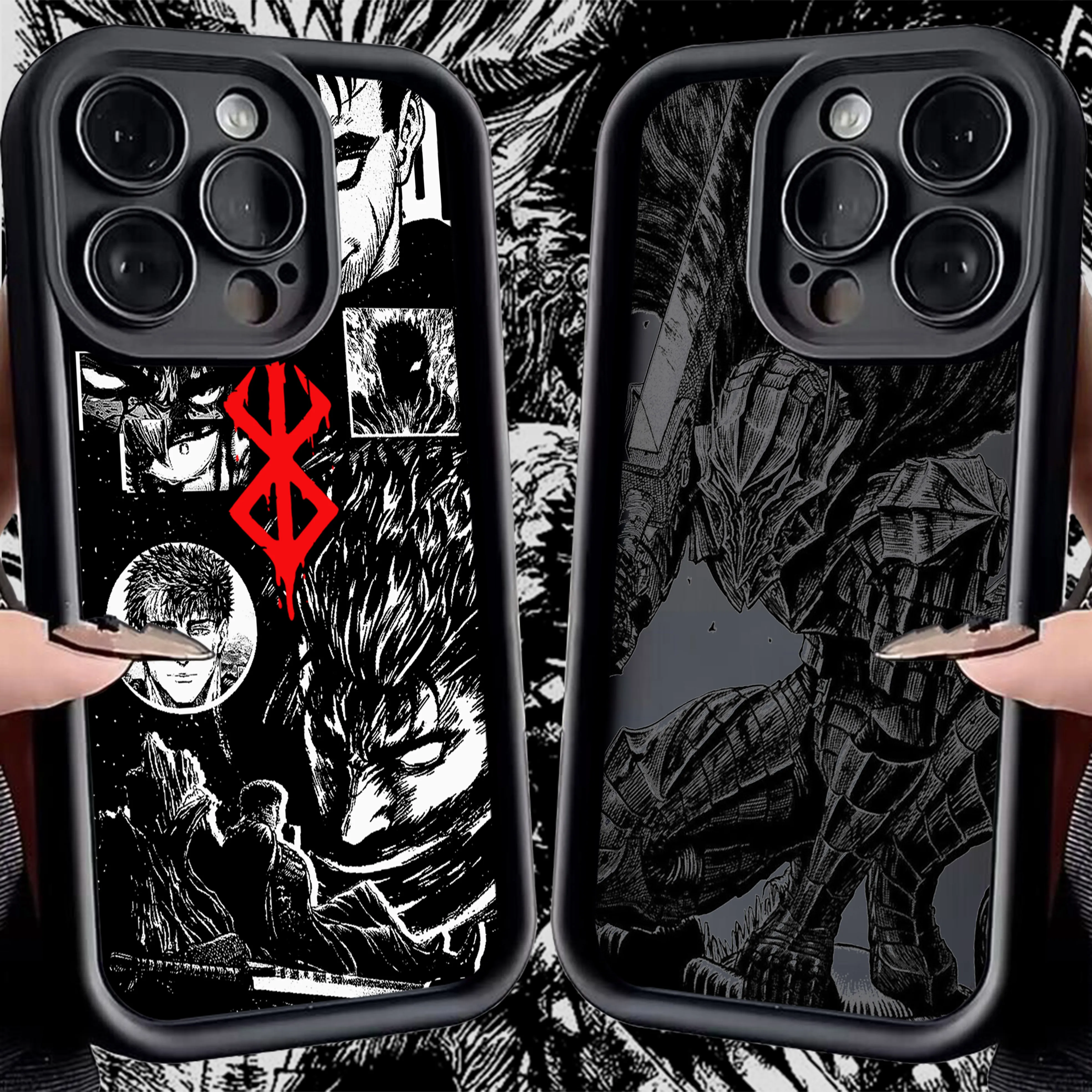 Moteru Berserk Guts Anime Etui na telefon Samsung A03 A04 A05S A10S A11 A12 A20S A21S A13 A14 A54 A34 A53 A33 Cover