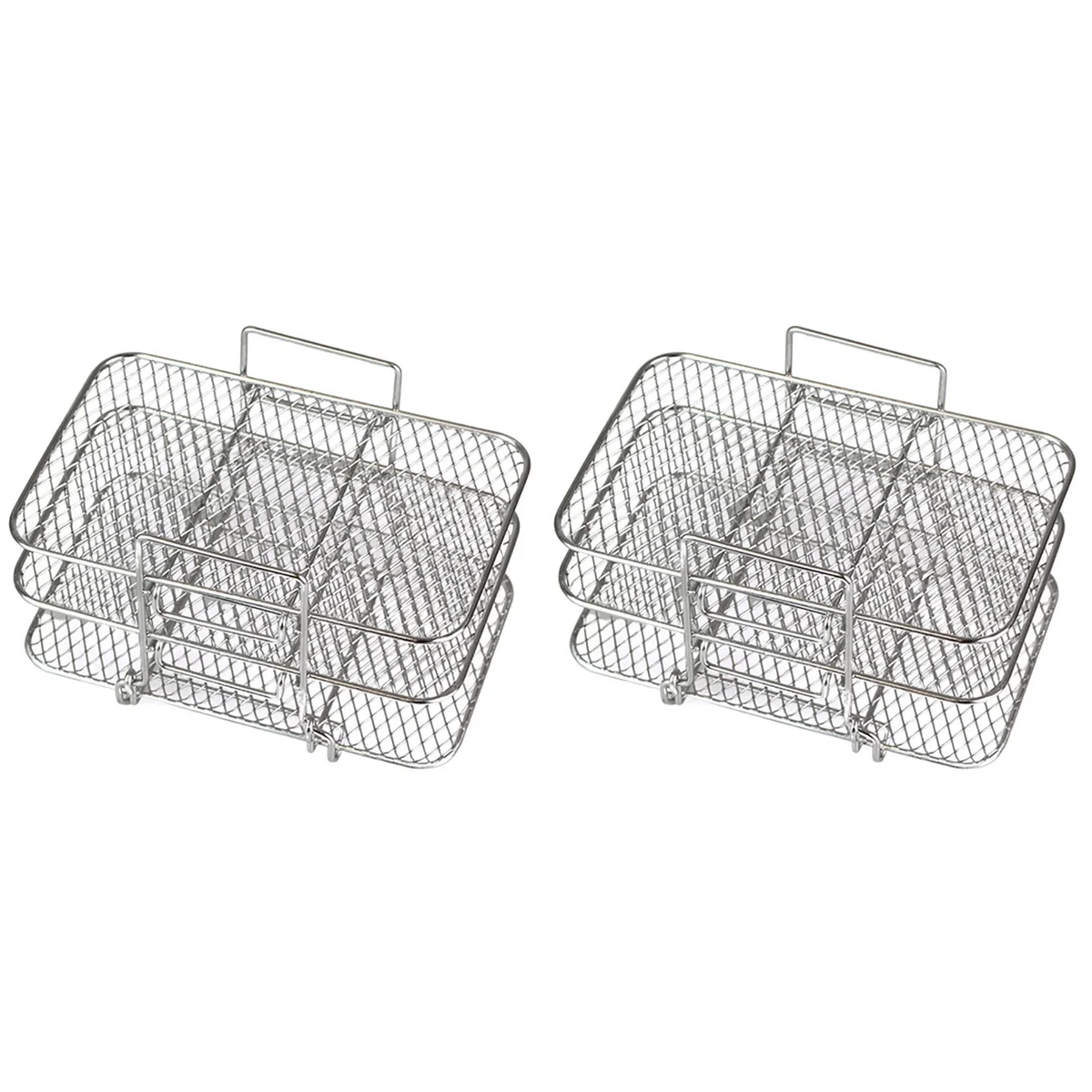

2 шт., многоярусная подставка для фритюрницы из нержавеющей стали