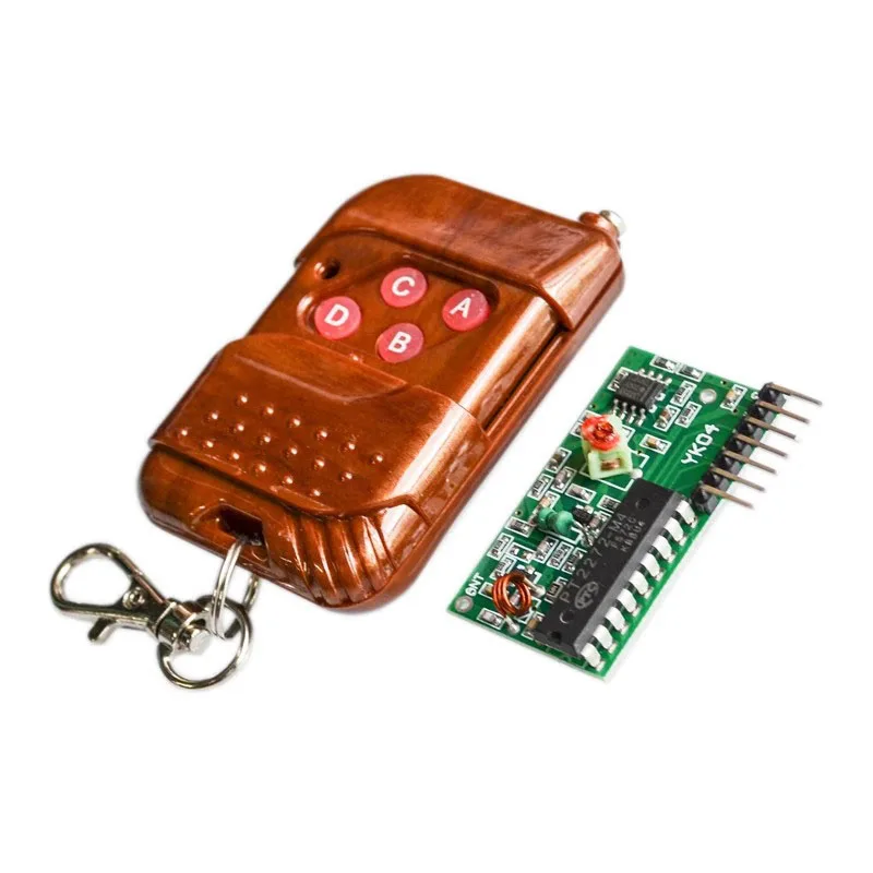 

1-50Pcs 2262/2272 Four Way M4 Non Locking Receiving Board 315M Wireless Remote Control Board Without Battery