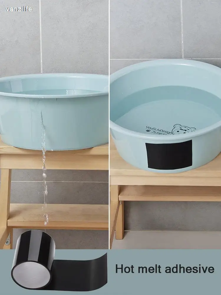 Vanzlife прочная водонепроницаемая ремонтная клейкая лента вязкая голая труба