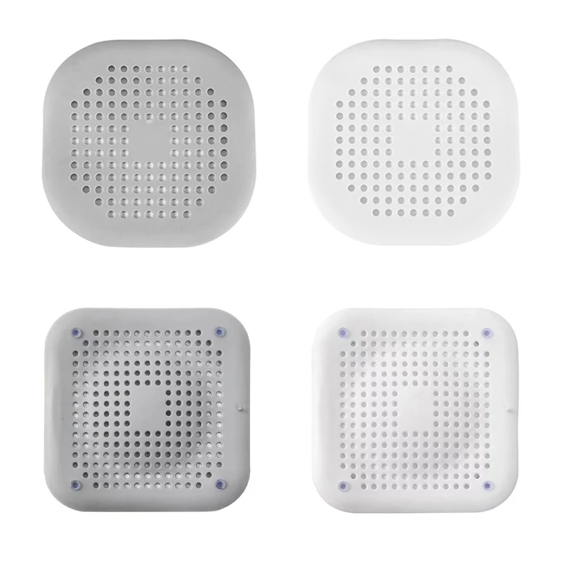 

4 шт., силиконовые фильтры для слива в ванной и душе