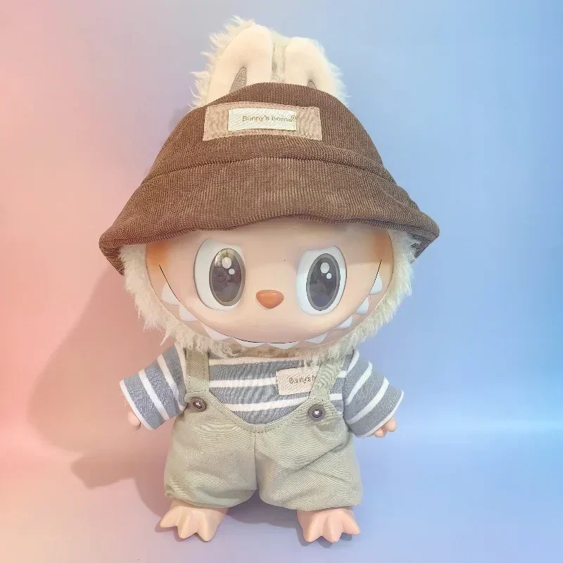Экшн-фигурка Labubu 38 см игрушки для кукол одежда повседневный костюм комбинезон
