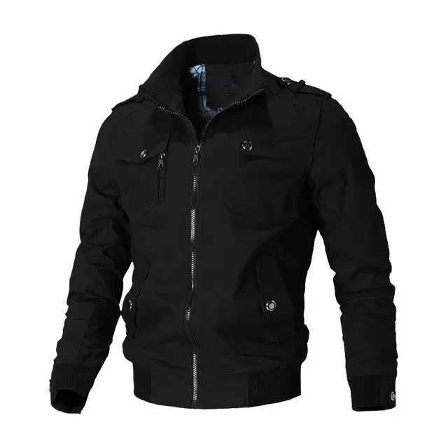 

NEW 2023 Jacket Men Spring Autumn Military Jackets Mens Winter Bomber Jacket Coats Male Outerwear Windbreaker Brand Clothing