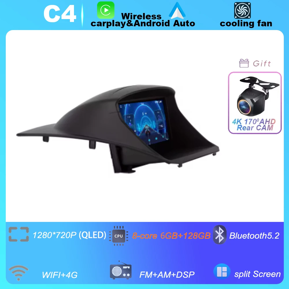 

Android 15 для Ford Fiesta Mk 6 2008-2019 Carplay Авто радио Автомобильный мультимедийный 8-ядерный IPS светодиодный навигационный GPS DVD 5G Wi-Fi BT Стерео