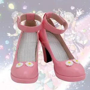 BanGDream Pastel Palettes 3nd Maruyama Aya Cosplay Shoes Pink Boots Custom Made