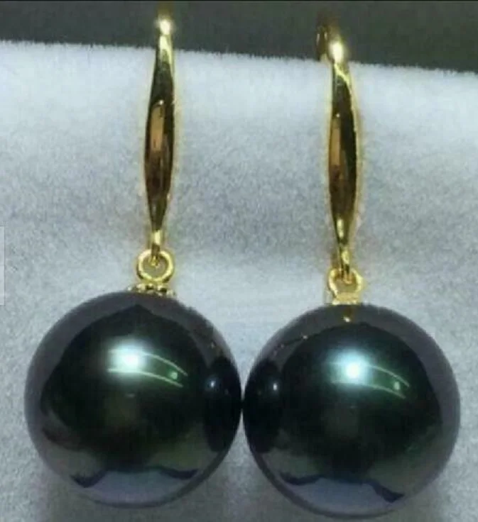 

HUGE AAAA 16MM PERFECT ROUND BLACK SOUTH SEA SHELL PEARL