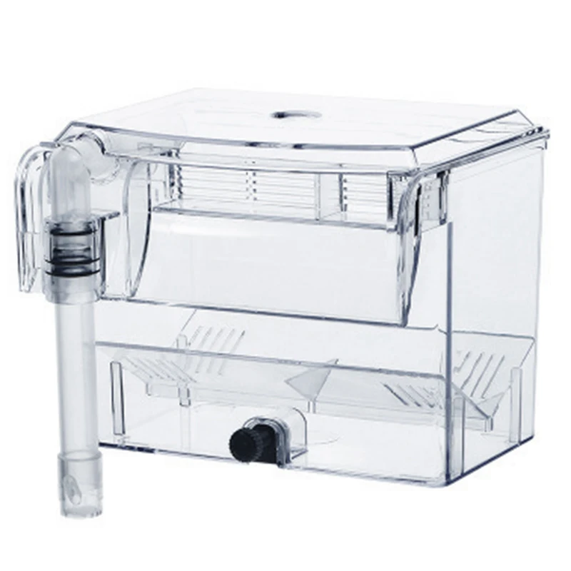 

Clear Fish Tank Breeding Hatchery House Incubator Aquarium Transparent Breeder Isolation Hanging Box Reptile Turtle