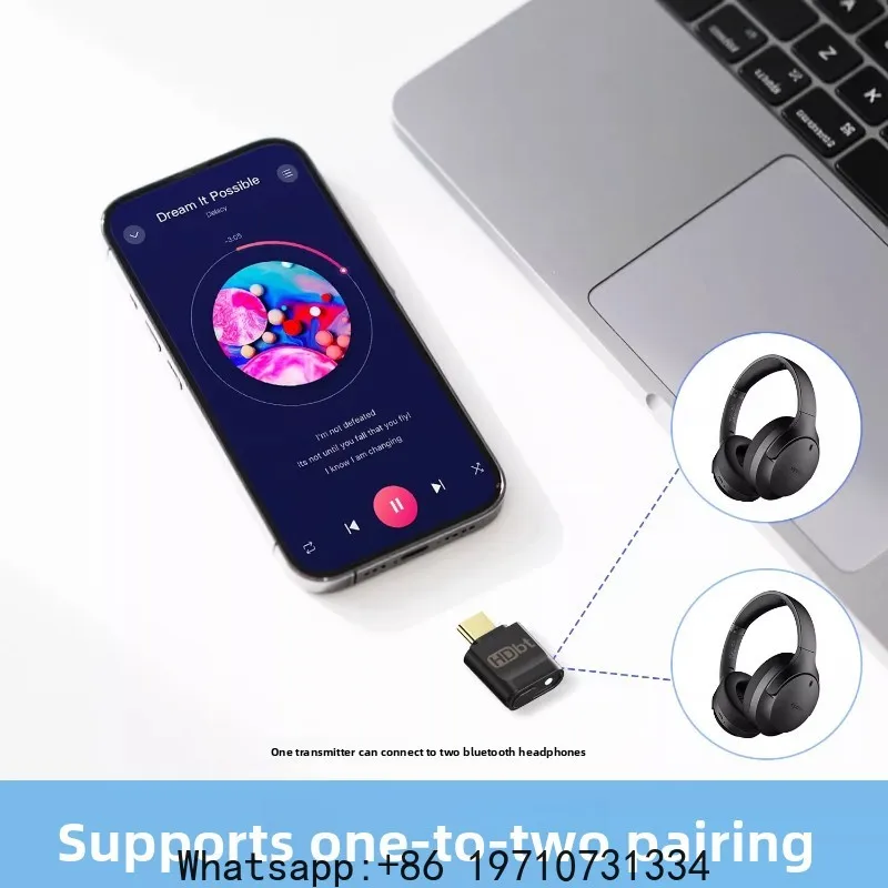 Фото QCC Core 5.4 Bluetooth 6.0 LDAC Audio USBC Transmitter APTX LOSSLESS HD LL AD №5