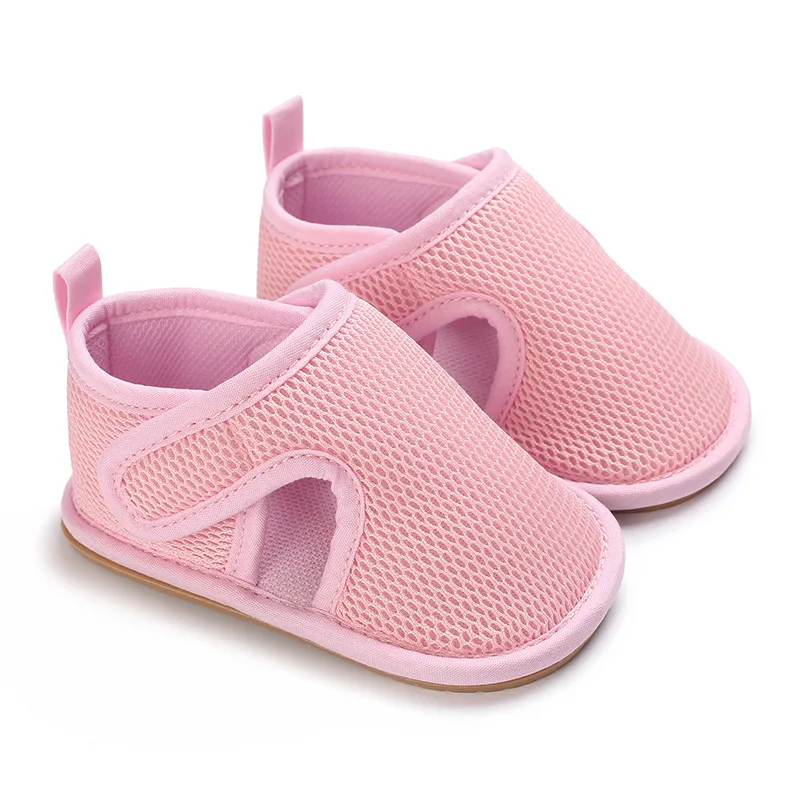 

New Summer Kids Newborn Sandales Fashion Soft Sole Crib Shoes First Walker Infant Baby Boys Shoes Anti Slip Sandals Shoes 0-18M