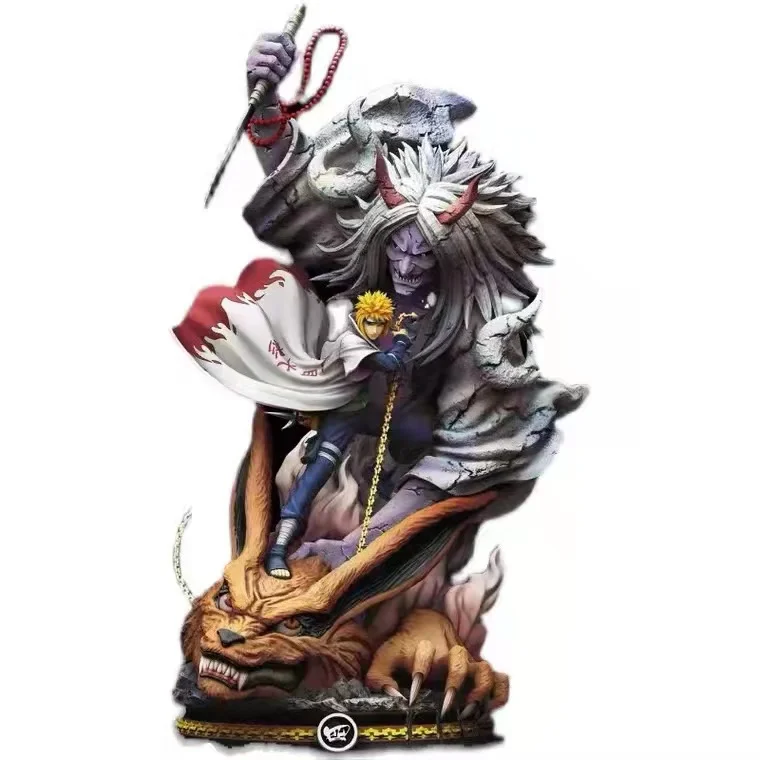 

【In Stock】57cm Naruto GK Figure Anime Figurine Minato Namikaze Action Figure Scultures Big Figure Collectible Model Toy