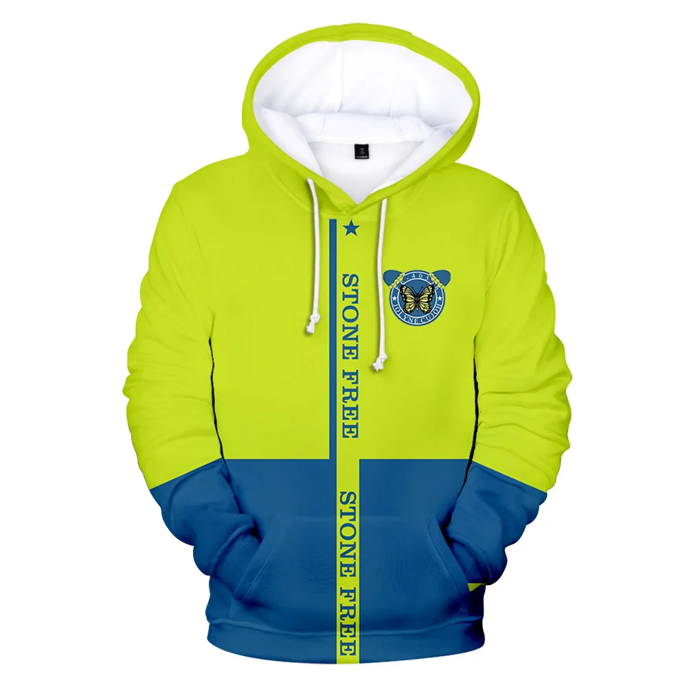 

Толстовка с капюшоном для мужчин и женщин, свитшот с аниме «невероятные приключения Джоджо», детские пуловеры, уличная одежда для мальчиков...