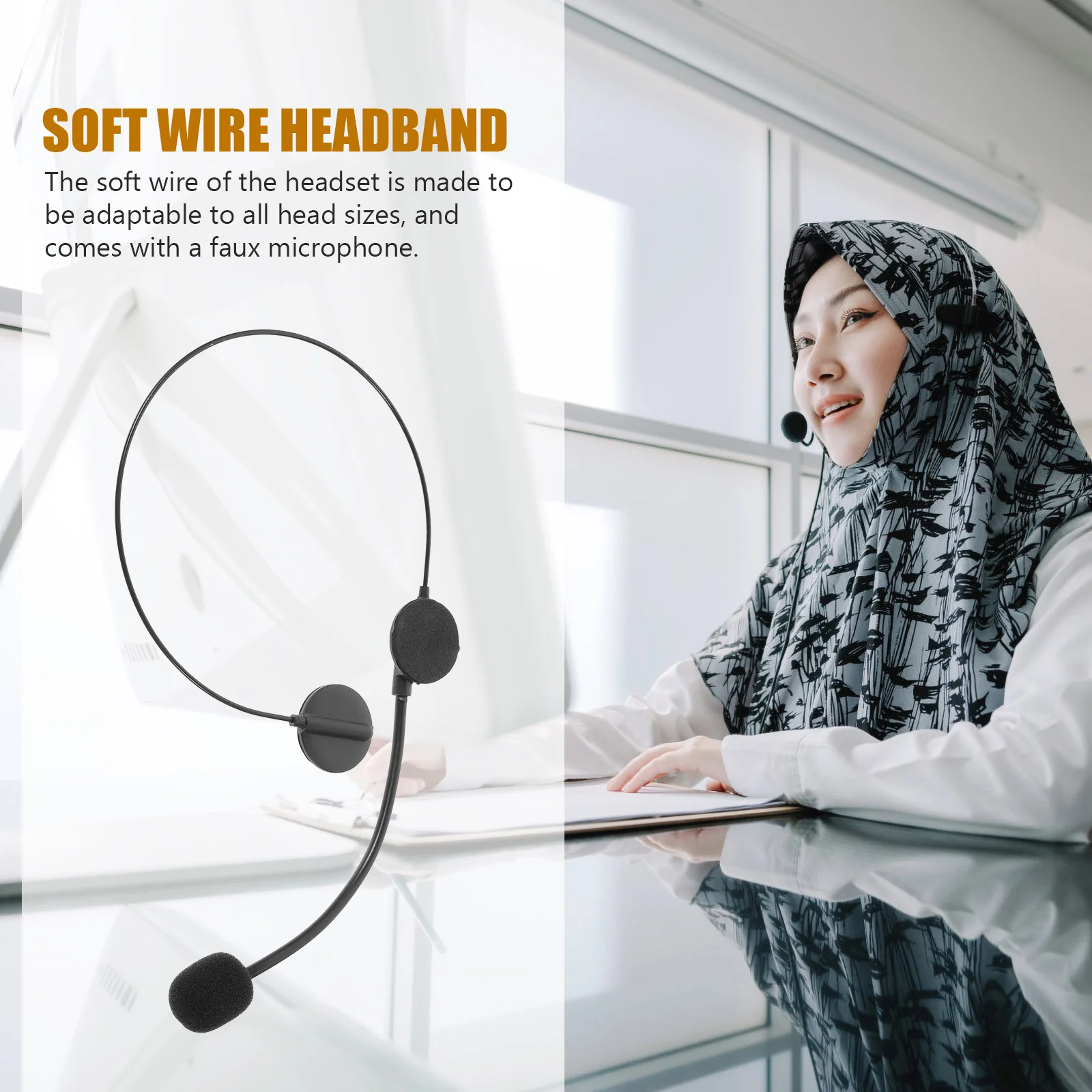 

Headset Toy Fake Headphone Props Wireless Headphones Singer Star Costume Accessories