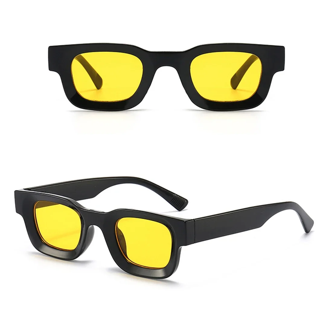 Квадратные солнцезащитные очки в стиле ретро для женщин и мужчин летние UV400 панк