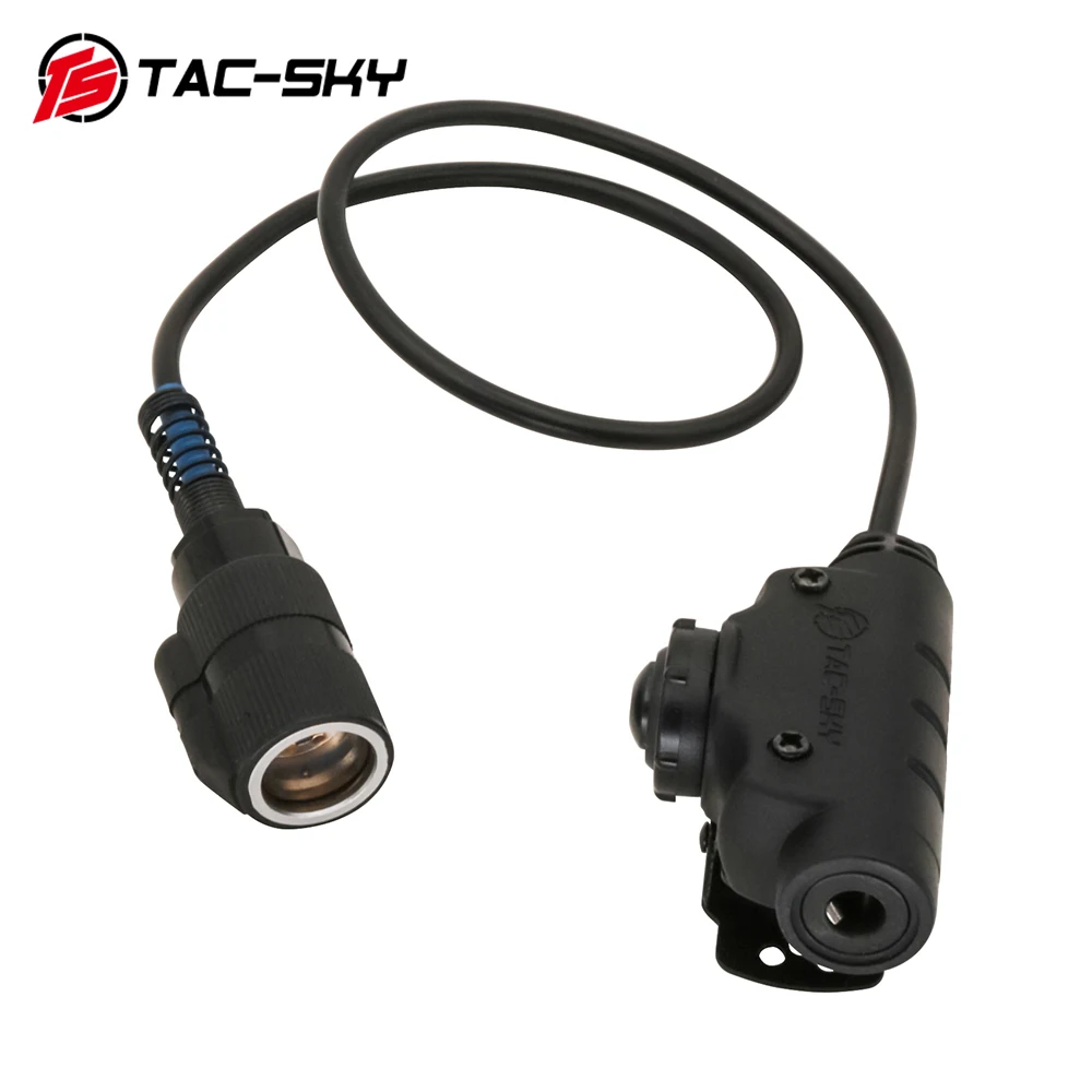 TAC-SKY 6-pin U94 V2 PTT Adapter for Outdoor Airsoft Hunting Sports Tactical Headphones Compatible with AN/PRN 152 148
