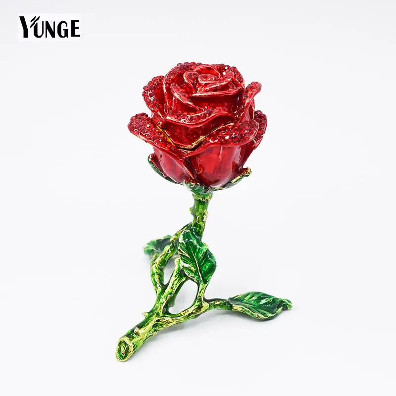 

1 шт., креативное металлическое кольцо в форме розы