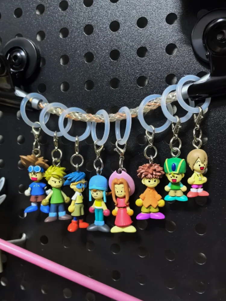 Фото Брелок-подвеска Digimon Adventure Bandai Gashapon: Тайчи Ягами, Ямато Ишида, Коширо Изуми, сумка, зонт, ключница №5