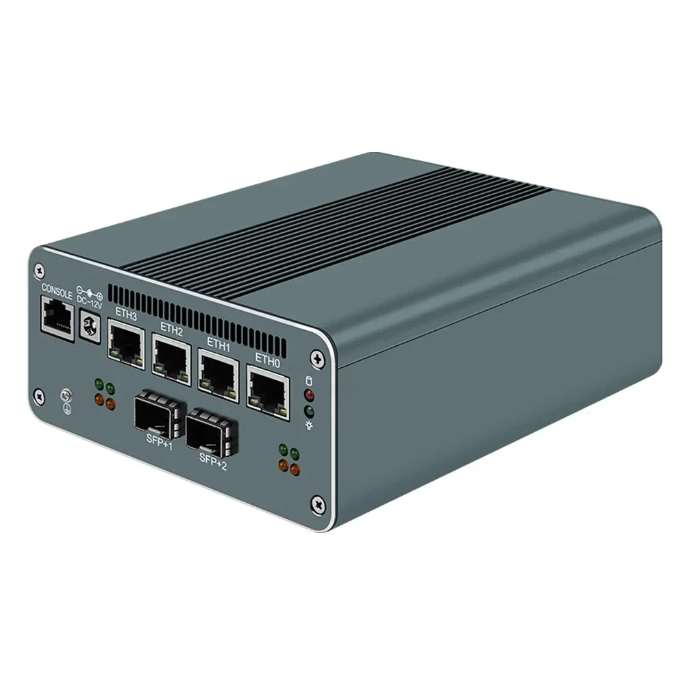 Оптовый встроенный компьютер i7 1355U i5 1335U Настольный мини-ПК 4 * Lan Промышленный