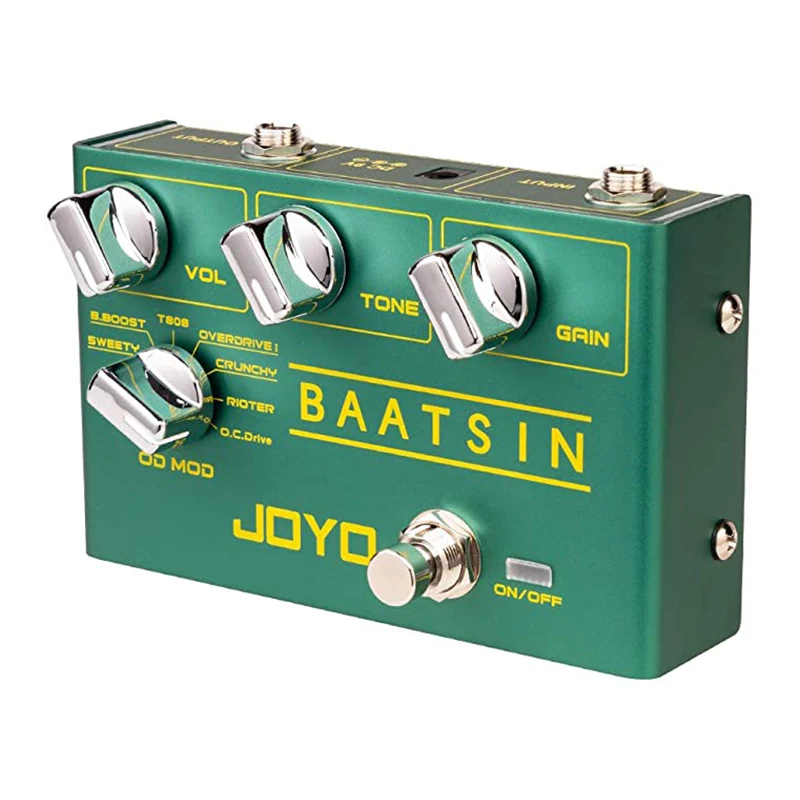 JOYO Baatsin R-11 R Series Pure Analog Circuit Overdrive & Distortion Pedal with 8 Classic OD/DS Sounds Multi Effects |