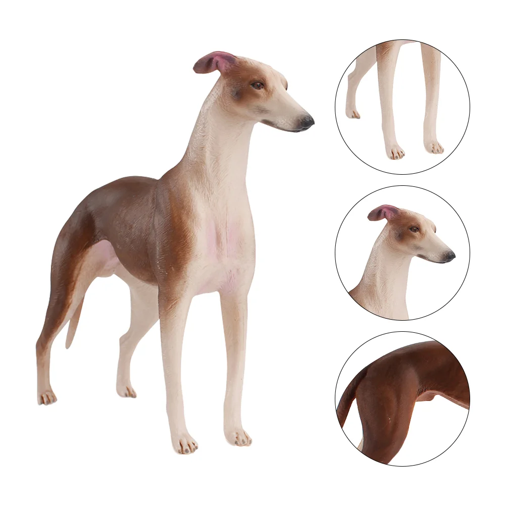 

Dog Model Toy Figurine Decor Simulation Decorative Simulated Resin Rocking Head Ornament Cognitive Kid Car Puppy Presnet