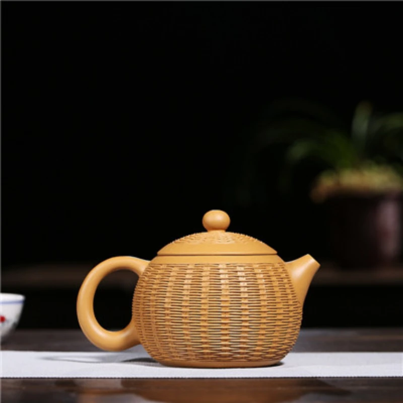 

Large capacity 320ml Yixing tea pot purple clay Xishi teapot Authentic Handmade Teaware Chinese oolong tea kettle gifts