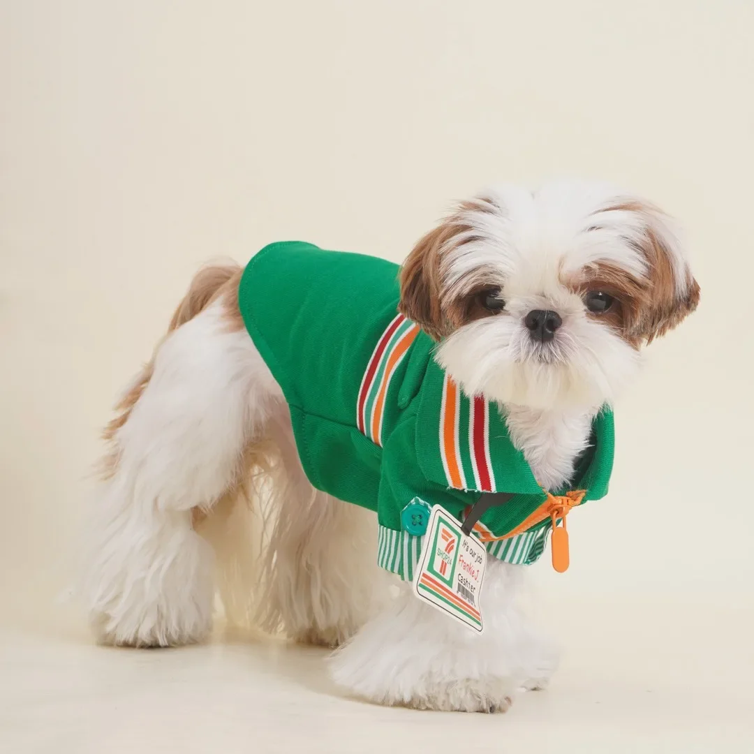 Новая модная универсальная одежда для домашних животных на осень и зиму куртка с