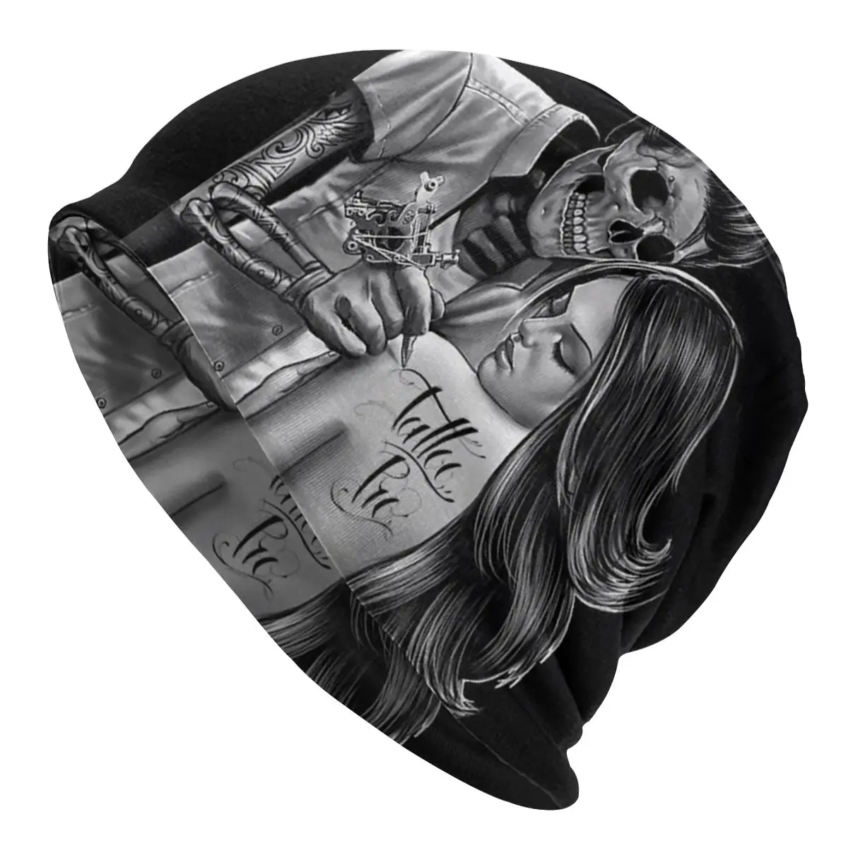 Шапки влюбленные крутая шапка модные осенне-зимние уличные шапочки облегающие