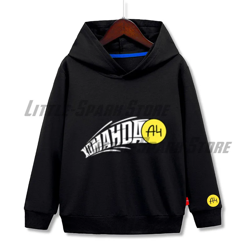 Фото Детские толстовки с героями мультфильмов Merch A4, новые летние толстовки с капюшоном для мальчиков и девочек Влад a4 Бумага, детская одежда с принтом, футболки №2