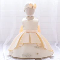2022 new baby girl clothes 1st birthday outfit elegant ceremony dress party frocks infant christening vestidos wedding costumes