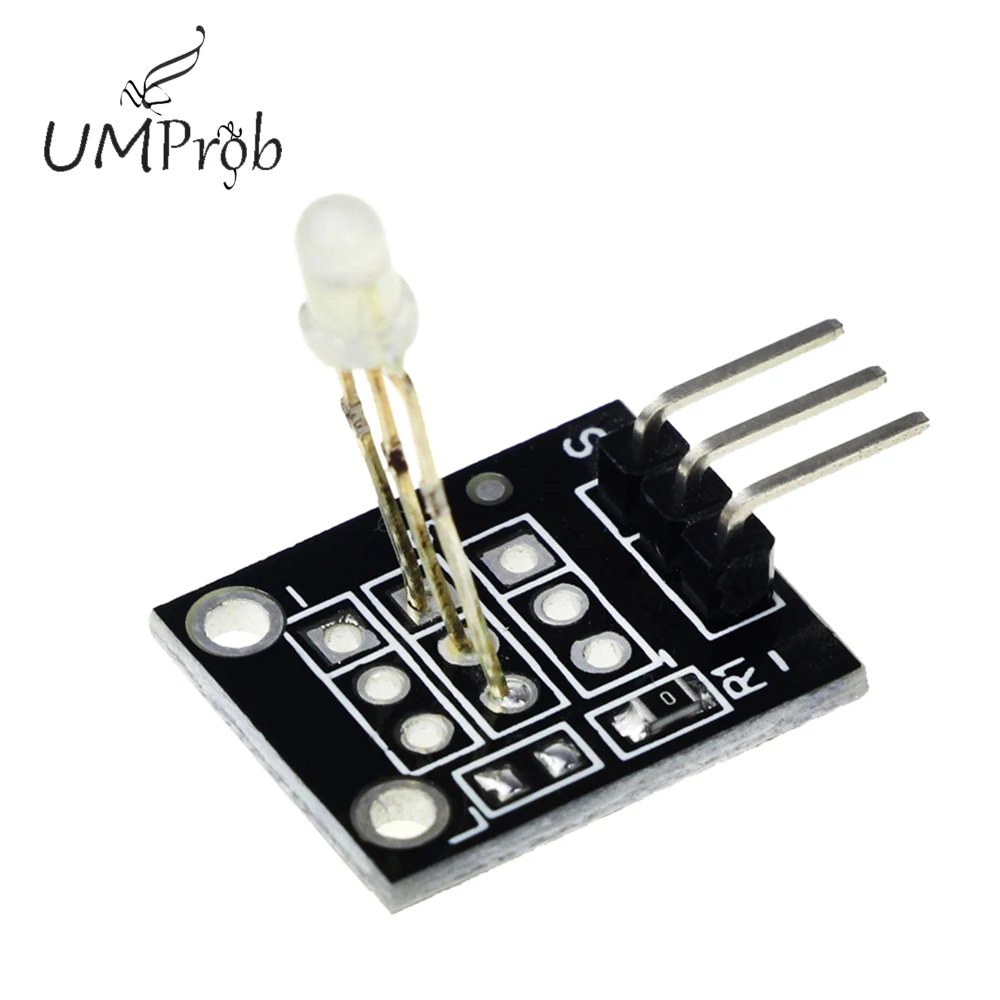Фото KY-029 3mm Two Color Red And Green LED Common Cathode Module Diy Kit №2