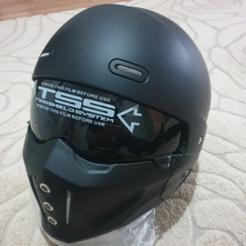 Мотоциклетный шлем New Scorpion Retro Casco s M oto локомотивный многофункциональный Размеры S