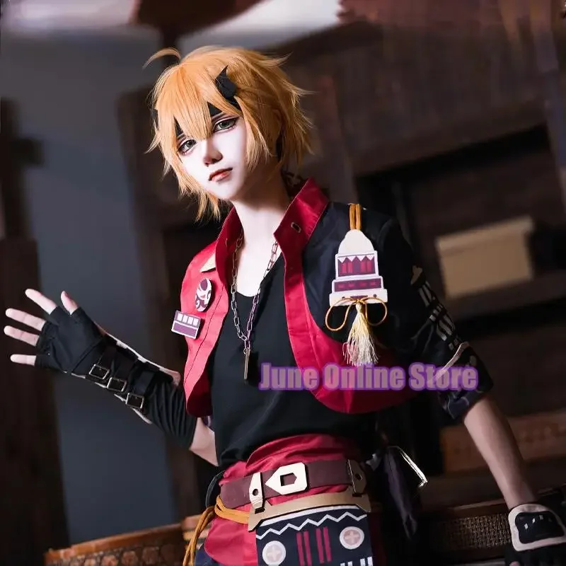 Костюм для косплея Genshin impact Thoma полный комплект костюмов роскошный женский парик