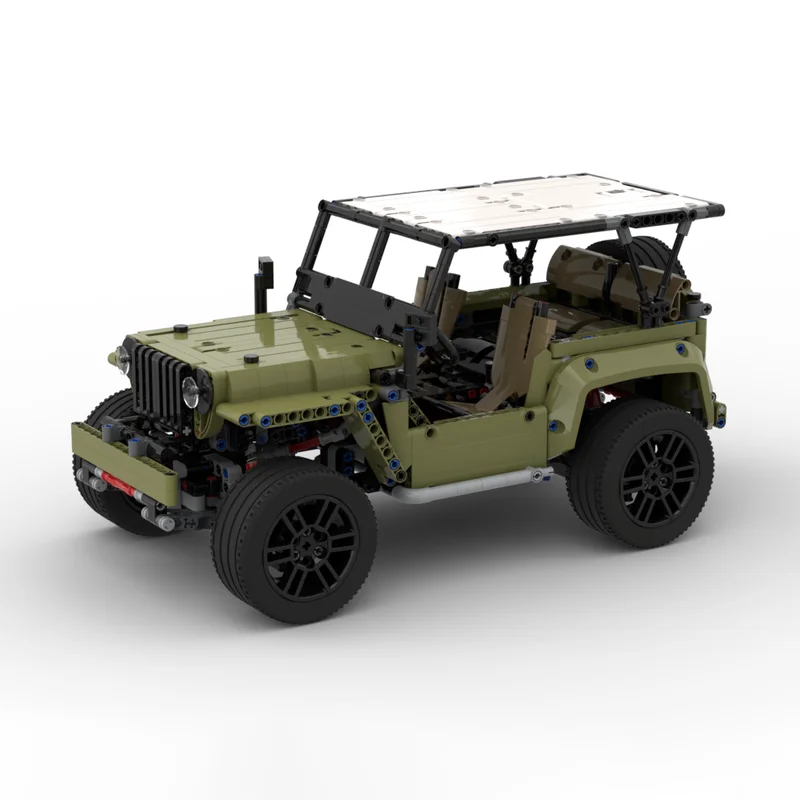 Новый технический конструктор 42110 C Модель-Willys Jeep сделай сам супермашина сборный
