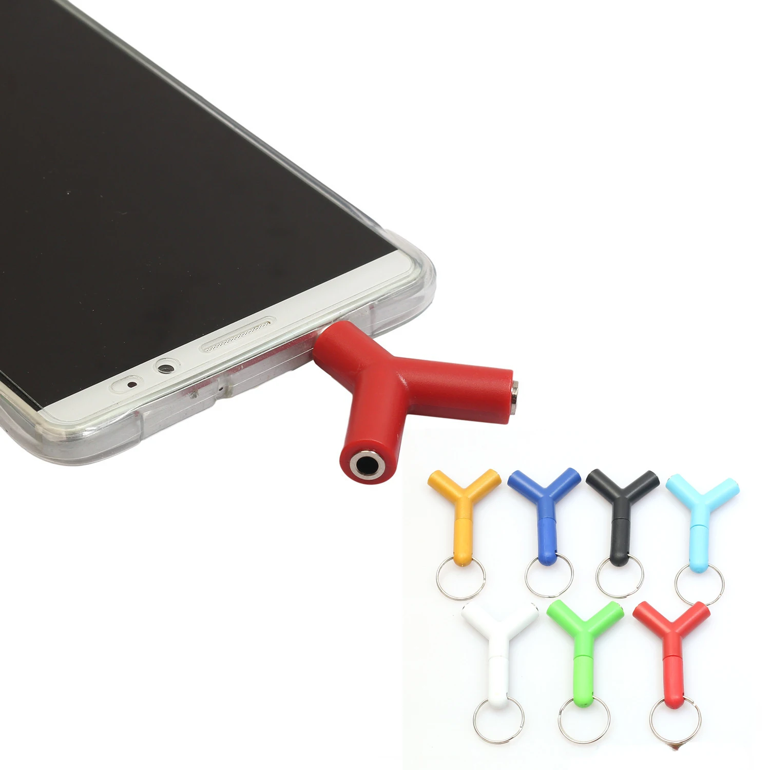 Аудио-кабели для ПК/MP3-плеера смартфона Y-образный адаптер наушников 3 5 мм