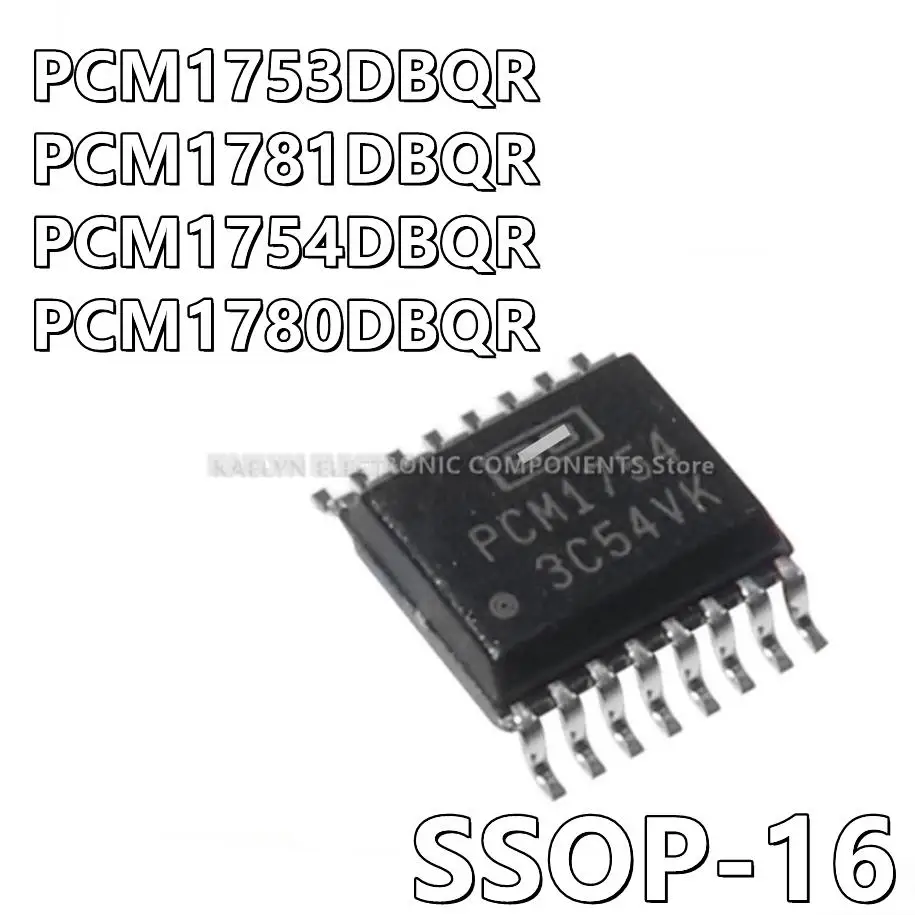 10 шт./лот PCM1753DBQR PCM1753 PCM1781DBQR PCM1781 PCM1754DBQR PCM1754 PCM1780DBQR PCM1780 SSOP-16
