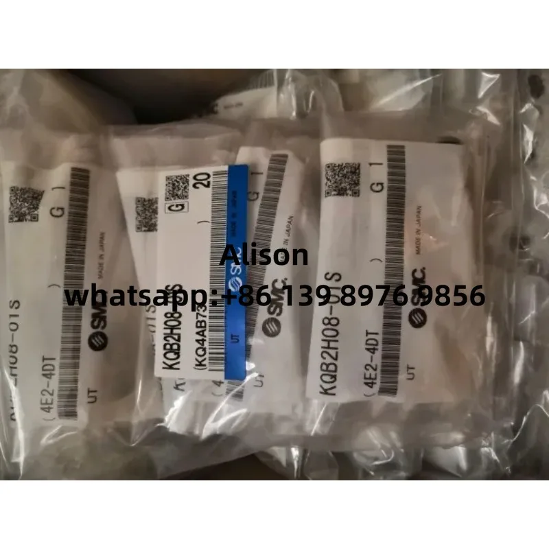 Разъем SMC из нержавеющей стали 3 шт. KQB2H08-01S KQB2H08-02S KQB2L08-02S KQB2H10-03S KQB2H06-01S KQB2L06-01S