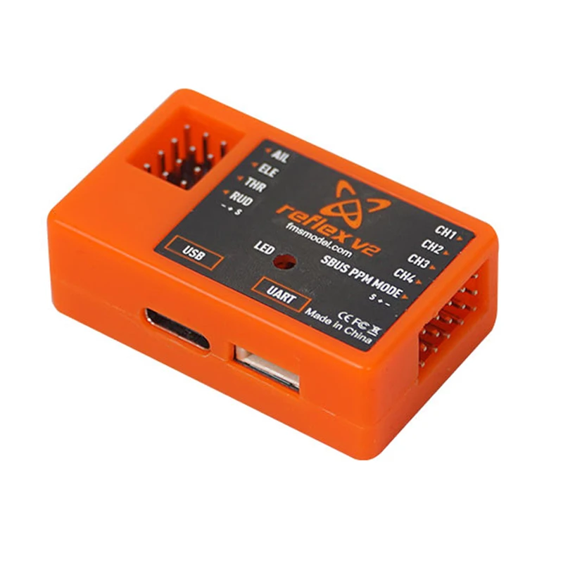 FMS Reflex V2 Flight Controller Gyro Stabilizer Remote Control RC Aircraft FMS Warbird Fixed Gyro Functionality Drone Helicopter