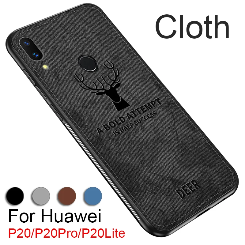 Cloth Phone Case For Xiaomi Mi 6 8 9 11 12 9T 10T 11T A1 A3 A2 Lite Mix 2S 2 3 Note 10 Pro Build-in Magnet iron Cover Deer Shell