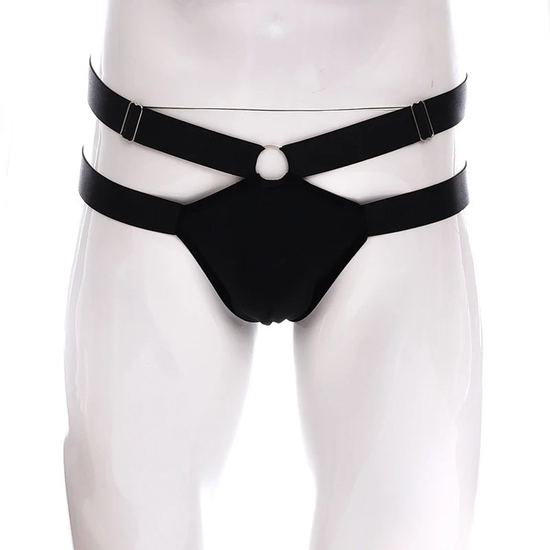 

Men Sexy Sissy Underwear Body Harness Cage Thongs Enhance Pouch Bikini Briefs Men G-Strings Gay Penis Pouch Men Underpants