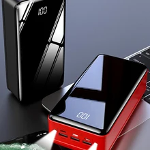 모든 휴대폰용 보조배터리 고속 충전기, 추가 배터리 3 USB, 50000mAh, 2023 신제품