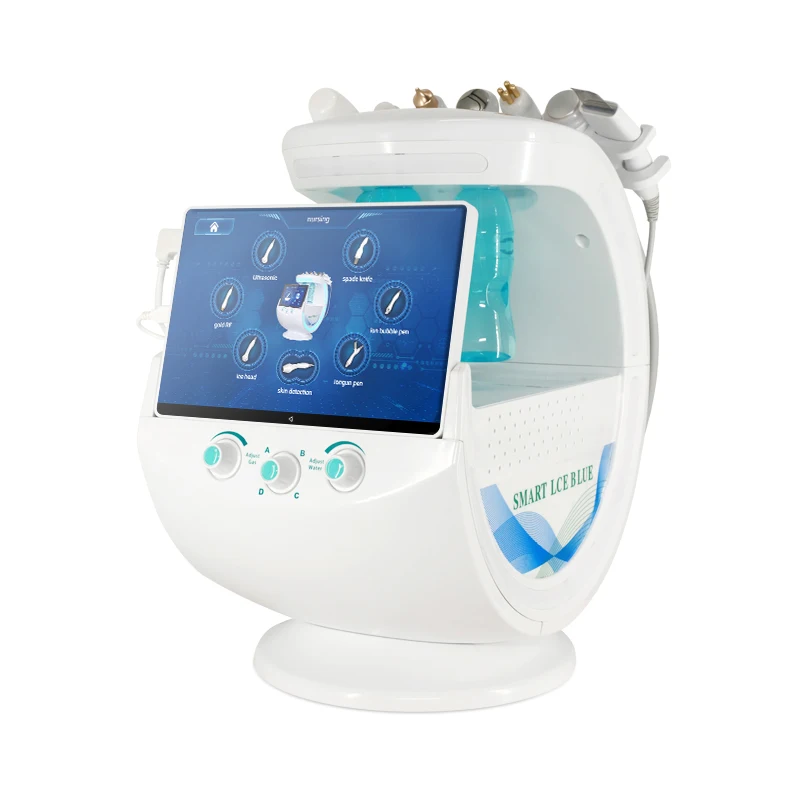 Умный Ледяной Синий Hidro домашtos aqua 7 в 1 hydra Алмазная микрошлифовка машинка для лицевого пилинга
