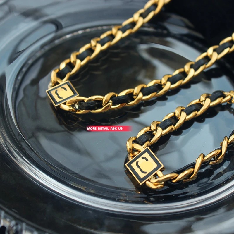 

C-necklace and Braclet Jewelry Set Stainless Steel Women Fashion Hot Sale