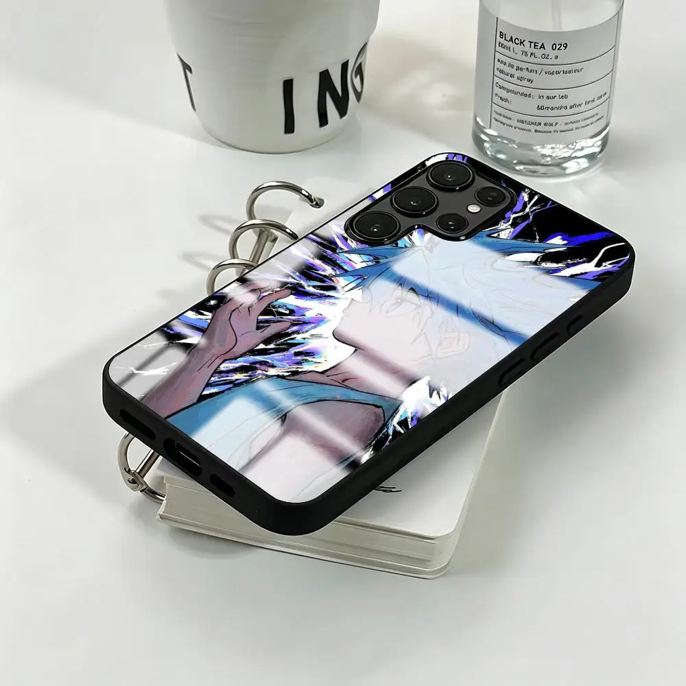 Фото Чехол для телефона с рисунком Killua Zoldyck Hunter X Hunter для Samsung S26 S25 S24 S23 S22 S21 S20 Plus Ultra Note20, стеклянный магнитный чехол №4