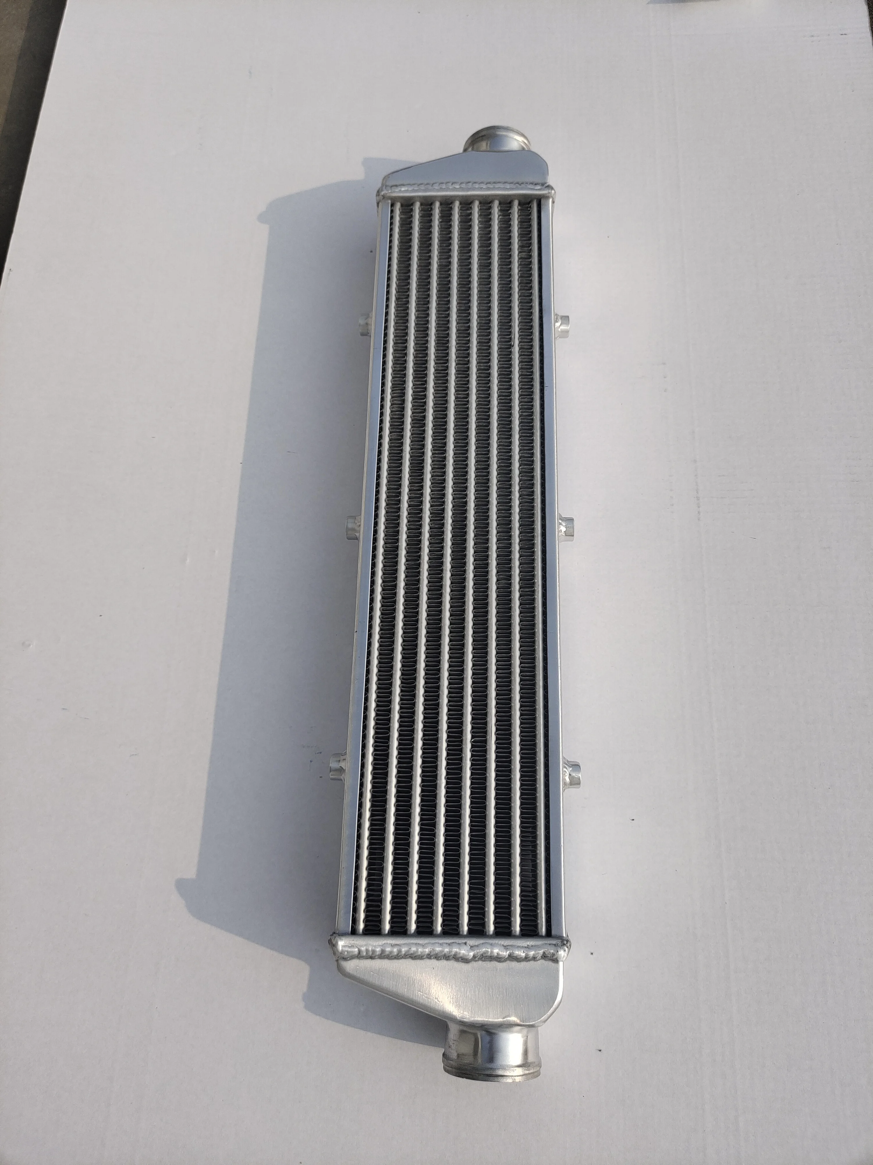 Универсальный алюминиевый турбо-интеркулер FMIC 23 5 дюйма X 2 выход 57 мм